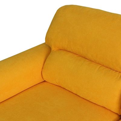 Sky Reversible L/R Fabric Corner Sofa - Yellow