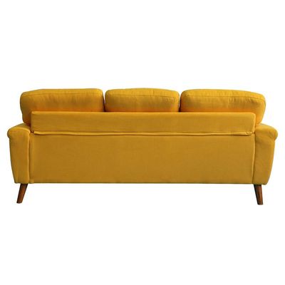 Sky Reversible L/R Fabric Corner Sofa - Yellow