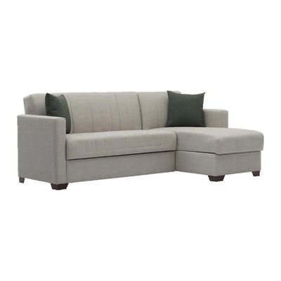 Oasis 3-Seater Fabric Corner Sofa Bed with Storage