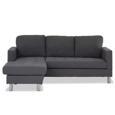 Joel Right/Left Reversible Corner Fabric Sofa