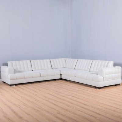 New Beta Fabric Corner Sectional Sofa-Beige