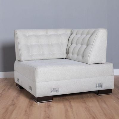 New Beta Fabric Corner Sectional Sofa-Beige