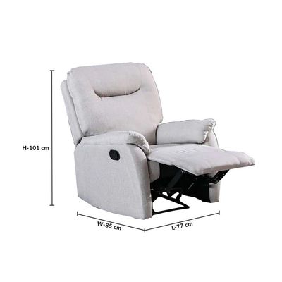 Burlington 1-Seater Fabric Recliner