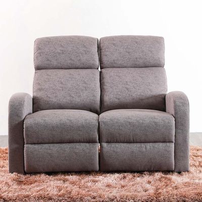 Verona 3+2+1 Seater Manual Fabric Recliner Set- Brown