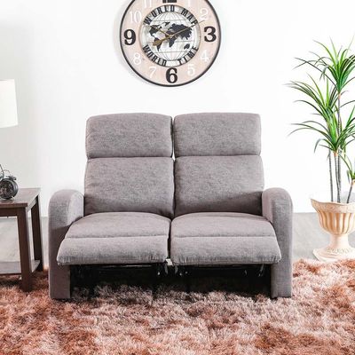 Verona 3+2+1 Seater Manual Fabric Recliner Set- Brown