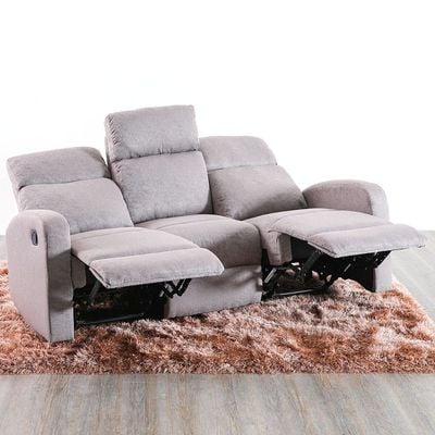 Verona 3+2+1 Seater Manual Fabric Recliner Set- Brown