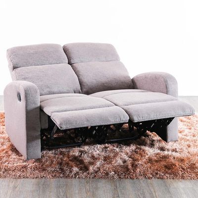 Verona 3+2+1 Seater Manual Fabric Recliner Set- Brown