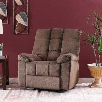 V2 Simone 1-Seater Fabric Recliner Sofa