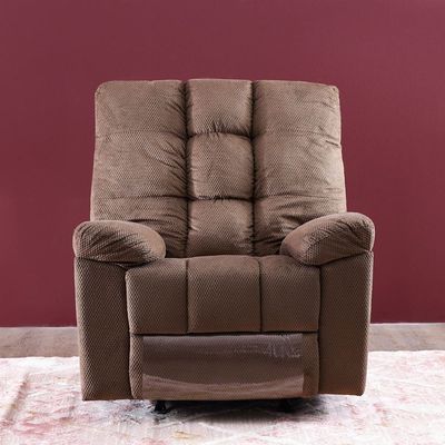 V2 Simone 1-Seater Fabric Recliner Sofa