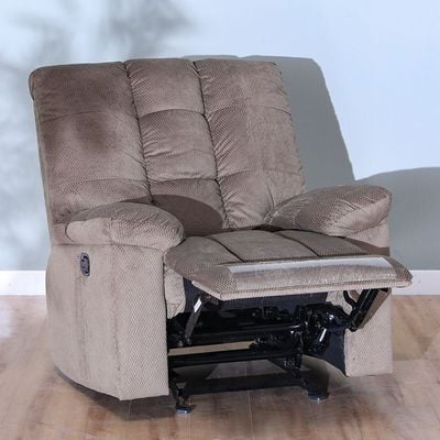 V2 Simone 1-Seater Fabric Recliner Sofa