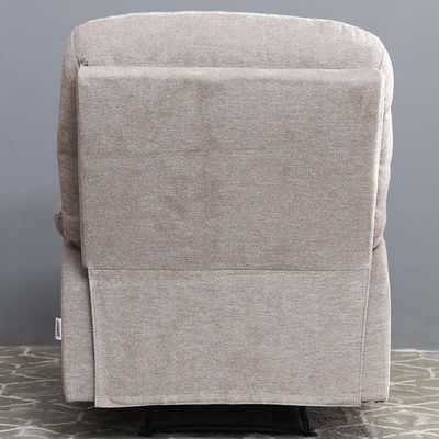 V2 Benedict 1 Seater Fabric Recliner-Light Brown