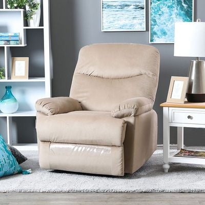 Benedict 1-Seater Fabric Recliner - Mocha