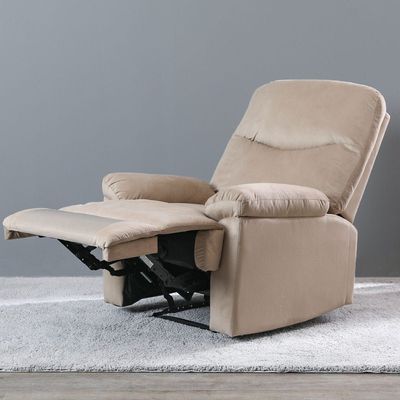 Benedict 1-Seater Fabric Recliner - Mocha