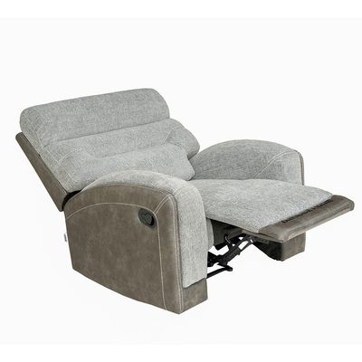 Holden 1 Seater Fabric Recliner - Grey