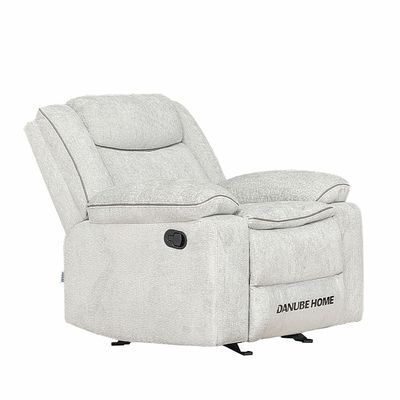 Sawyer 1 Seater Fabric Recliner W/ Glider - L.Grey