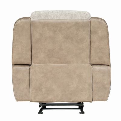 Brixx 3+2+1 Seater Fabric Recliner Set W/ Glider - L.Brown