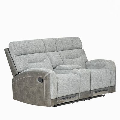 Holden 2 Seater Fabric Recliner - Grey