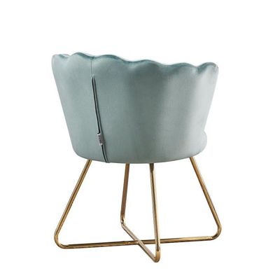 Bosley Fabric Accent Chair - Light Green/Golden