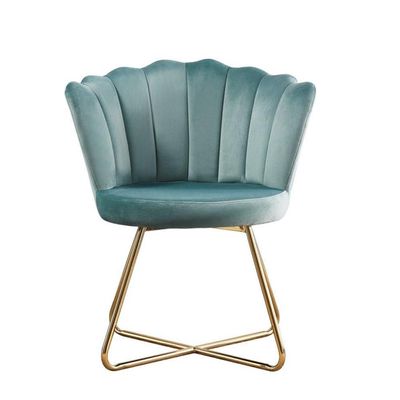 Bosley Fabric Accent Chair - Light Green/Golden