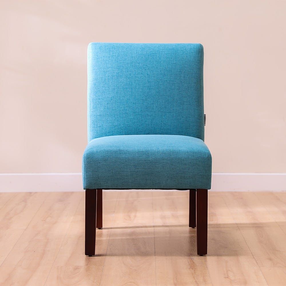 Turquoise blue accent discount chair