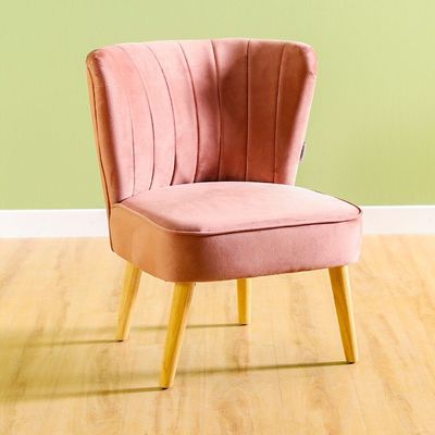 Gord Fabric Accent Chair - Rose