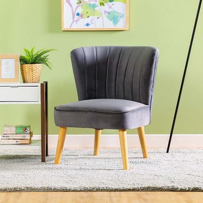 Gord Fabric Accent Chair - Grey