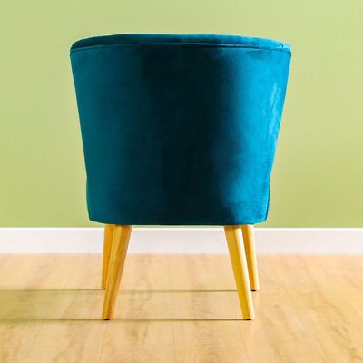 Gord Fabric Accent Chair - Deep Teal