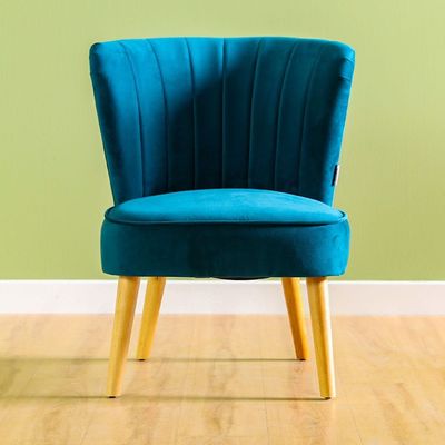 Gord Fabric Accent Chair - Deep Teal