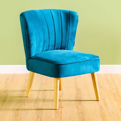 Gord Fabric Accent Chair - Deep Teal