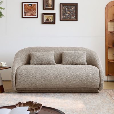 Freeza 2 Seater Fabric Sofa Bed -Beige