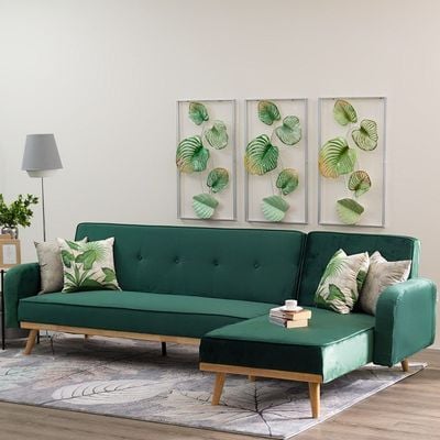 Hyacinth 3-Seater Fabric Sofa Bed