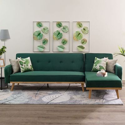 Hyacinth 3-Seater Fabric Sofa Bed