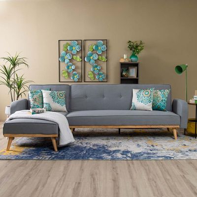 Hyacinth 3-Seater Fabric Sofa Bed