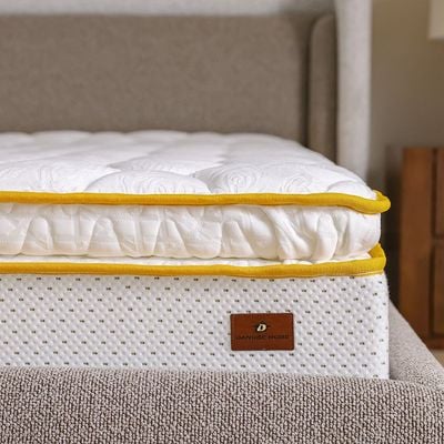 Latex Pillow Top Pocket Spring Mattress 90 x 200 x 30cm