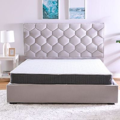 Marhaba Bonnell Spring Medium Firm Single Mattress- 120x200x20 cm - 5 Years Warranty