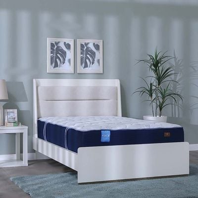 Gel Memory Foam with Pocket Spring Medium Soft Single Mattress - 120x200x25 cm - With 10-Year Warranty