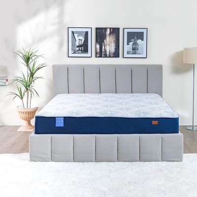 Gel Memory Foam with Pocket Spring Medium Soft Queen Mattress - 150x200x25 cm - With 10-Year Warranty