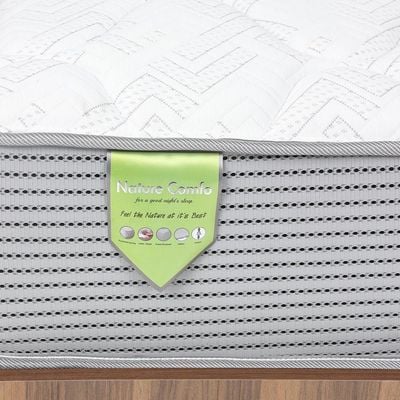 ناتشر لاتكس - مرتبة فردية متوسطة الصلابة بنوابض جيبية - 90x190x25 سم - مع ضمان 10 سنوات