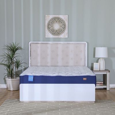 Gel Memory Foam with Pocket Spring Medium Soft Queen Mattress - 160x200x25 cm - With 10-Year Warranty