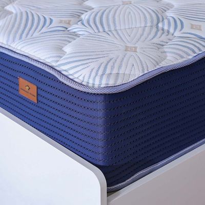 Gel Memory Foam with Pocket Spring Medium Soft Queen Mattress - 160x200x25 cm - With 10-Year Warranty