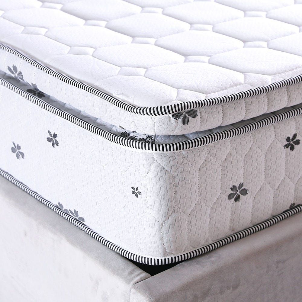 Buy Magnum Bonnell Spring Pillow Top Medium Firm Queen Mattress -  150x200x27 cm - With 5-Year Warranty Online