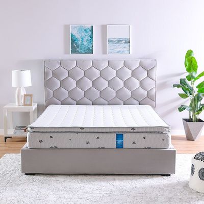 Magnum Bonnell Spring Pillow Top Medium Firm King Mattress - 180x200x27 cm - With 5-Year Warranty