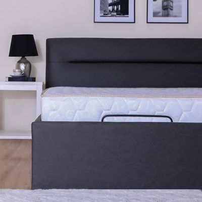 Fiesta Foam Encased Bonnell Spring Medium Firm King Mattress - 180x200x20 cm - With 5-Year Warranty