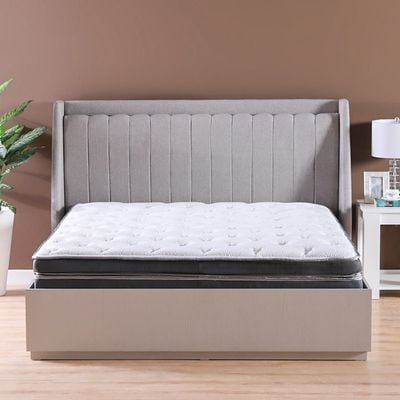 Euro Pocket Spring & Visco Latex Queen Mattress - 150x200x34 cm - With 10-Year Warranty