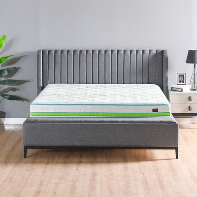 Plush Gel Pocket Spring & Memory Foam Medium Soft King Mattress - 180x200x27 cm - With 10-Year Warranty