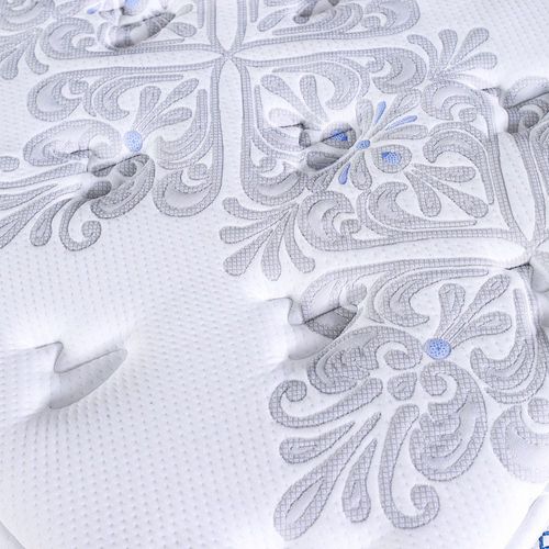 Diamond Pocket Spring & Memory Foam Medium Soft Queen Mattress - 150x200x27 cm - With 10-Year Warranty