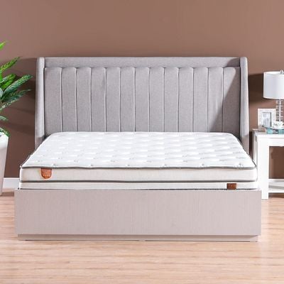 Five Star Pocket Spring & Gel Memory Foam Soft Queen Mattress - 150x200x35 cm - With 10-Year Warranty