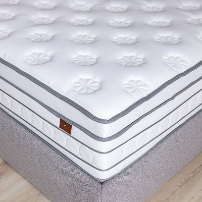 Five Star Pocket Spring & Gel Memory Foam Soft Queen Mattress - 150x200x35 cm - With 10-Year Warranty