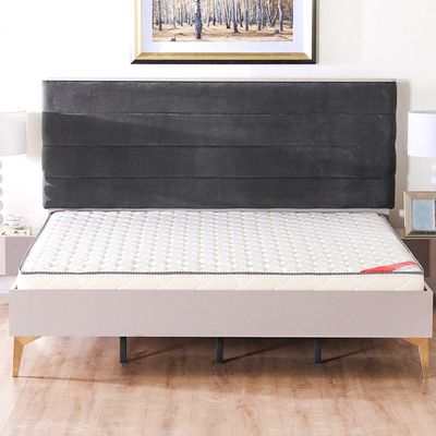 Value Bonnell Spring Side Foam Encased Super King Mattress - 200x200x22 cm - With 5-Year Warranty