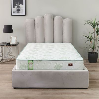 Aloe Vera Pocket Spring Single Mattress -  90x190x25 cm - With 7-Year Warranty